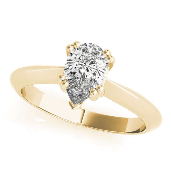 Solitaire Oval Cut Diamond Engagement Ring