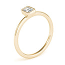 Bezel-Set Solitaire Engagement Ring