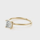 JewelMore 1 Carat to 3 Carat Solitaire Princess Lab Grown Diamond Graduated Engagement Ring for Women | 14K Gold | F-G Color, VS-SI Clarity | Luxury Collection | 30 Day Free Return