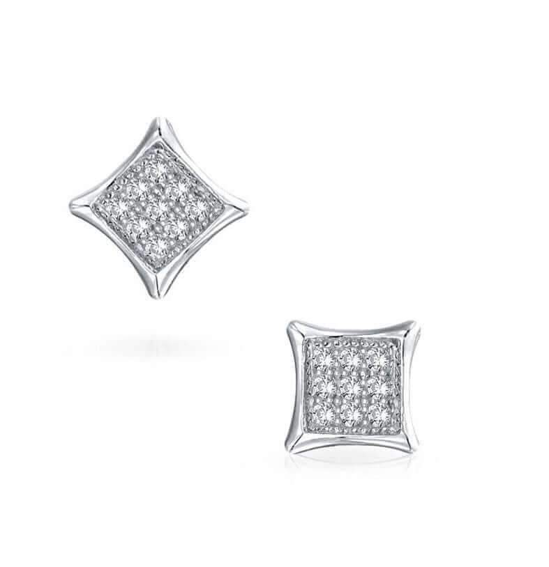 Diamond Accent Ladies Micro-pave Set Earrings