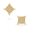 Diamond Accent Ladies Micro-pave Set Earrings