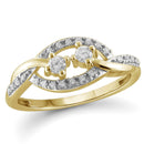 I Love Us Two-Stone Ring