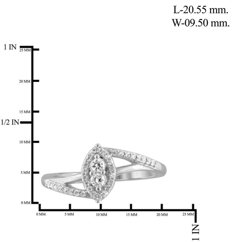 I Love Us Two-Stone Ring