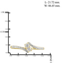 I Love Us Two-Stone Ring