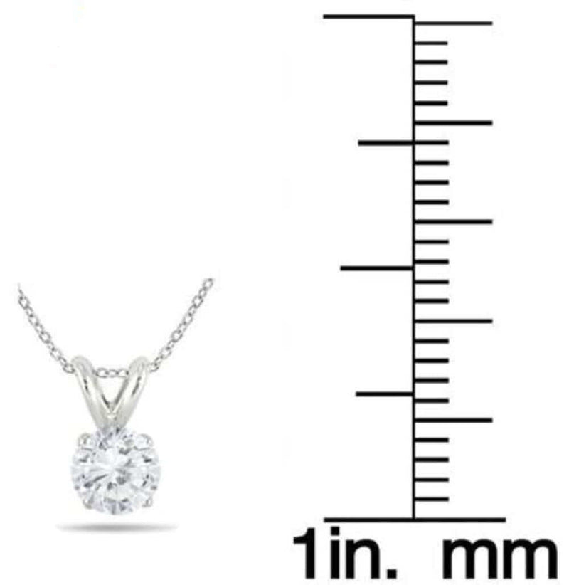 Diamond Solitaire Pendants