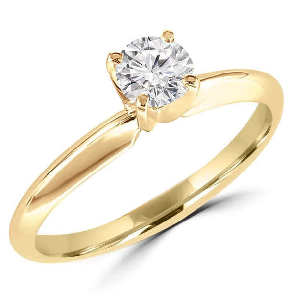 Solitaire Gold Ring