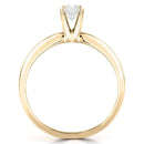 Round Cut Diamond Solitaire Engagement Ring