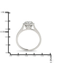  Halo Engagement & Wedding Band Set