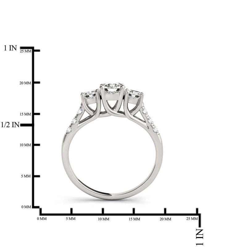 Three-Stone Engagement Ring