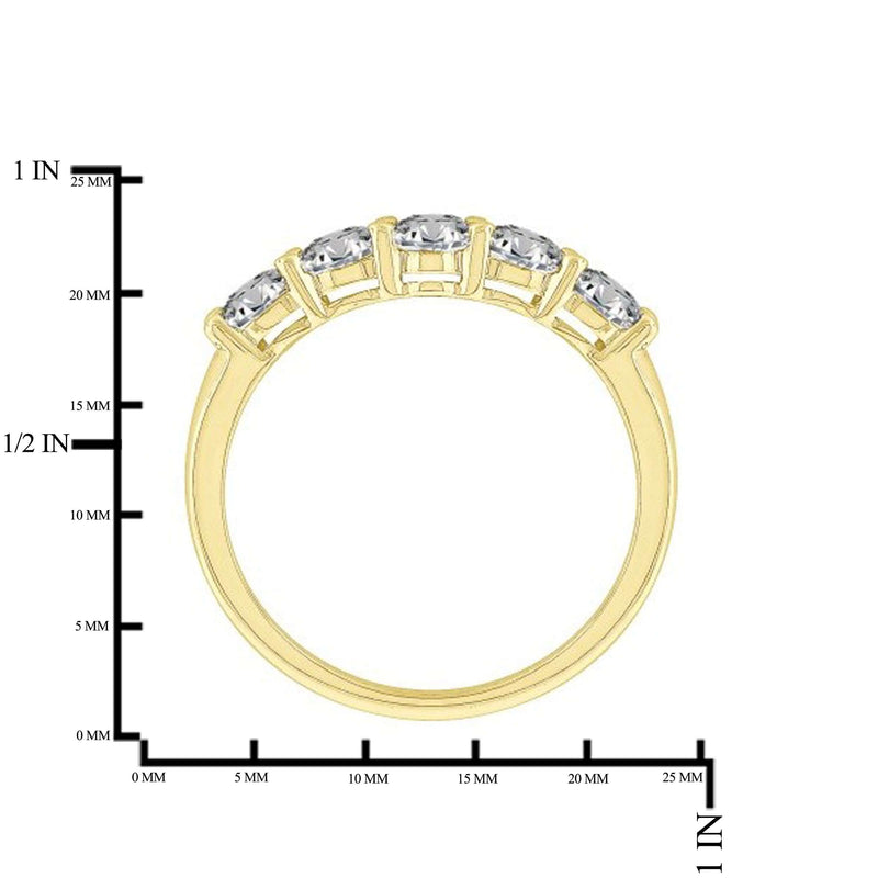 Five Stone Anniversary Ring 
