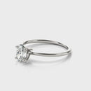 Solitaire Oval Lab Grown Diamond