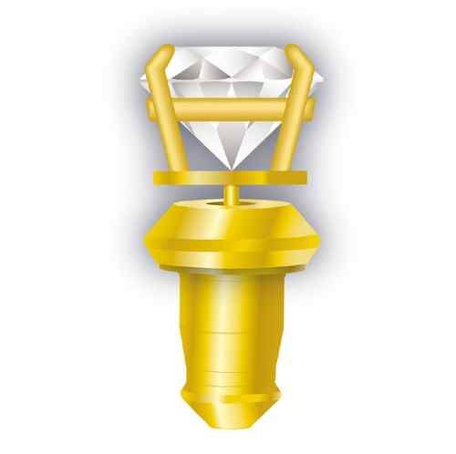 LuxLock World's most secure USA Patented Replacement Earring Back in 14k Yellow (Patent