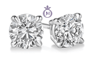 Solitaire Diamond Earrings