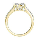 I Love Us Two-Stone Ring