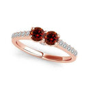 I Love Us™  Two-Stone Ring 3/4 ct tw Diamonds 14K White Gold  "My Best friend is My true love™", Two Stone Ring, JewelMORE.com  - JewelMORE.com