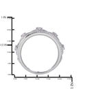 Two Stone Heart to Heart Bond Together Diamond Ring