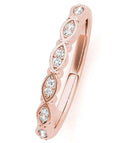 Jewelmore Engagement Rings for Women 1/2 Carat Halo Diamond Engagement Bridal Ring Set Prong Setting 10K Solid Rose White Yellow Gold Genuine Diamond Wedding Jewery